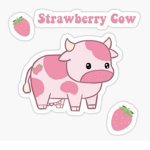 Strawberry cow fan club!
