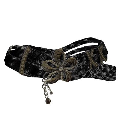 gyaru belt w chain detail (blush doll)