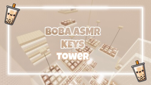 Boba Asmr Keys Tower! 🧋