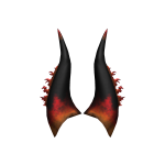 Fiery Orange Horns