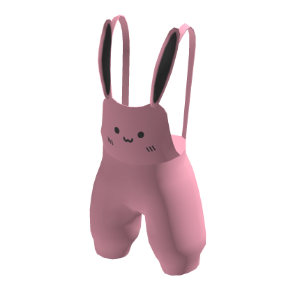 Pink Bunny Overalls thumbnail