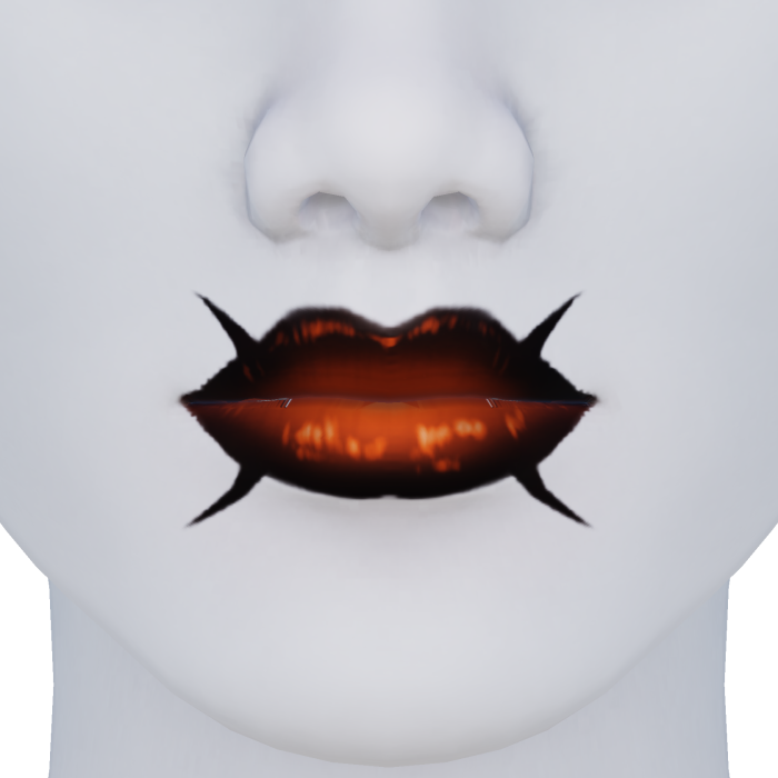 Clown Goth Orange Lipgloss