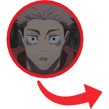 Yuji Itadori Red Circle