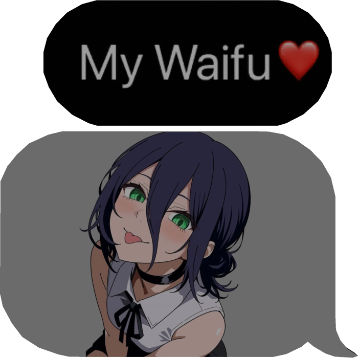 Chainsaw Man Reze Waifu Text/Image