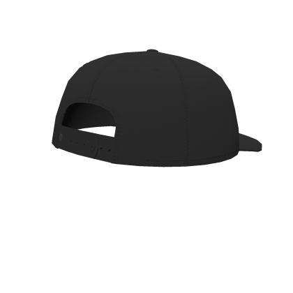 Black Snapback Cap - Backwards Roblox item