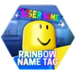 🌈 Rainbow Nametag