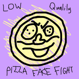 terrible quality pizza face boss fight recreation