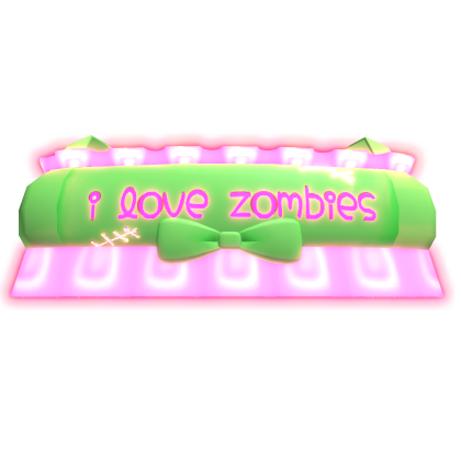 halloween glow zombie scene pink  Roblox item