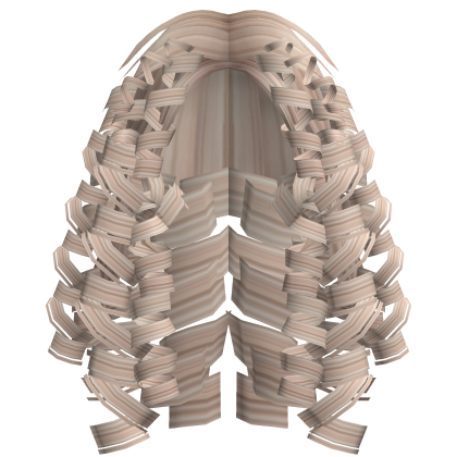 Curly Hair (Platinum Blonde) Roblox item
