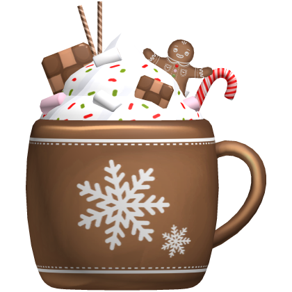 Cute Christmas Gingerbread Latte in Brown