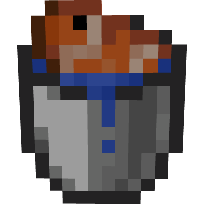 8 bit tropical fish bucket waist accessory