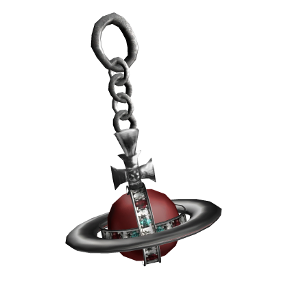 Vivienne Westwoods Emo Vkei Red Orb Keychain thumbnail