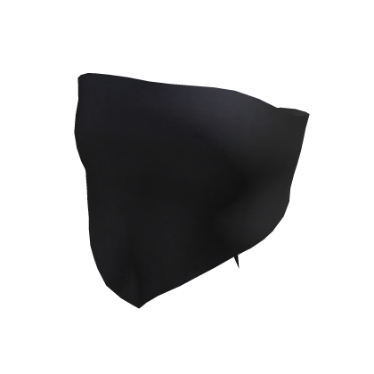 Tied Bandana Top - Black thumbnail
