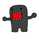 Grey Domo Roblox badge thumbnail
