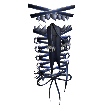 Blue Creepycore Front Monster Stitches