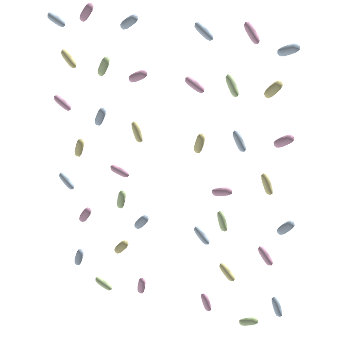 cutesy pastel sprinkles!
