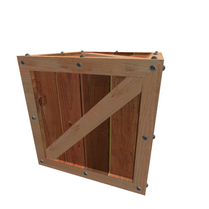 reinforced wooden crate 