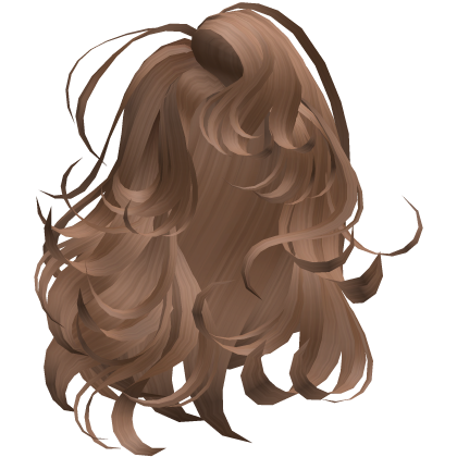 Light Brown Goddess Wave Curly Wind Swept Hair Roblox item