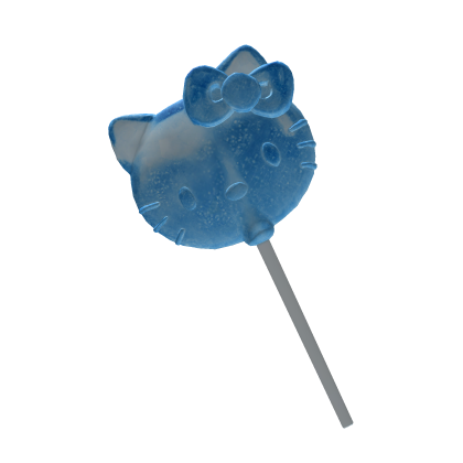 Blue Blueberry Hello Kitty Lollipop