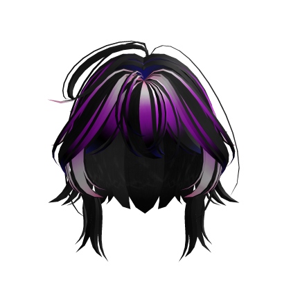 Fluffy Genderfluid Wolfcut Roblox item