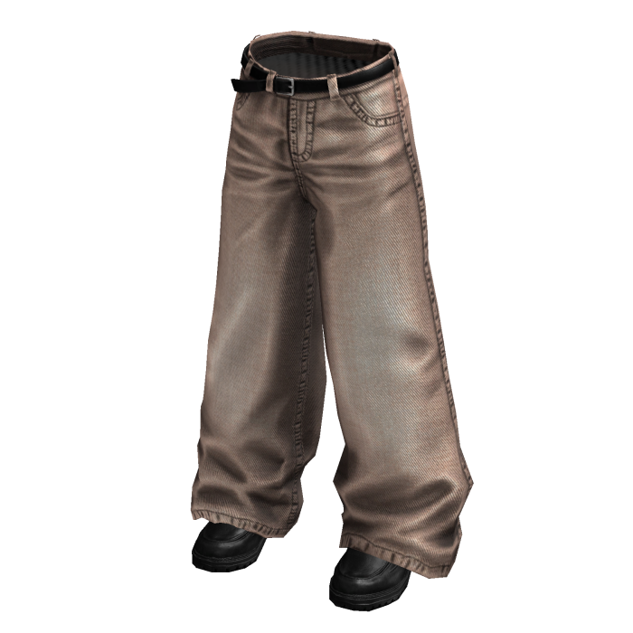 Tan Bootcut Denim Jeans