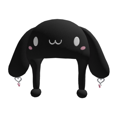  Floppy Bunny Hat Black