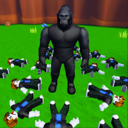 [UPD⚔️] Gorilla vs 100 Humans!