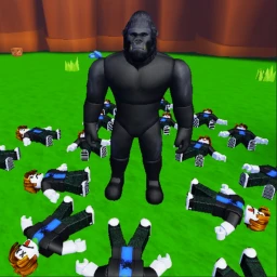 [UPD⚔️] Gorilla vs 100 Humans! icon