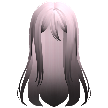 kanade long pink black wispy anime hair Roblox item