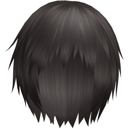 long emo lelouch brown hair Roblox item