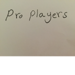 Only pro players group