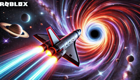 RIDE A ROCKET INTO A BLACK HOLE!!!