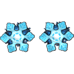 Snow flakes Eyes