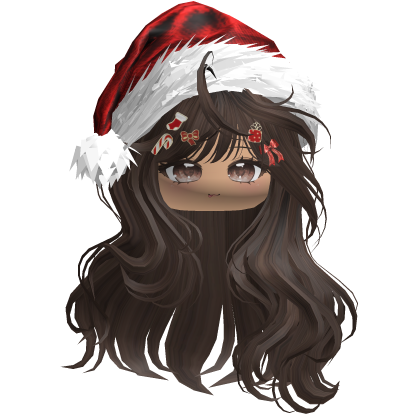 Cute Christmas Waves w/ Charms (Brown)