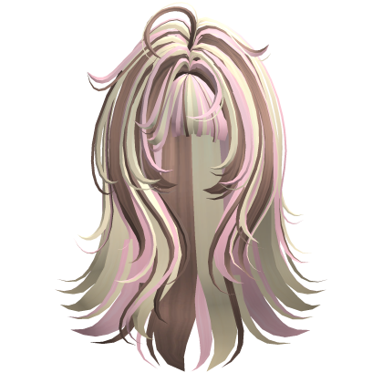 Messy Anime Vamp Hair (Neapolitan) Roblox item