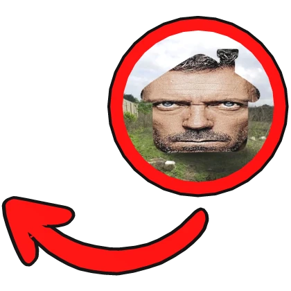 Doctor House Red Pointing Meme Circle | Roblox Item - Rolimon's