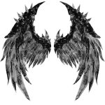 Black Ice Angel WIngs