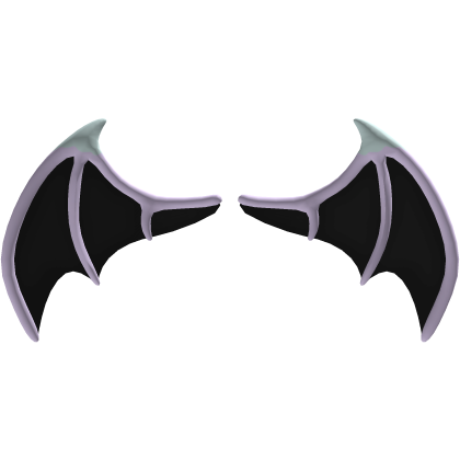 pastel goth harajuku purple dipped vampire wings