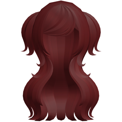 🐾 sweet fluffy curly long angel hair red Roblox item