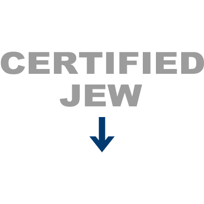 [✡] Certified Jew heritage sign thumbnail