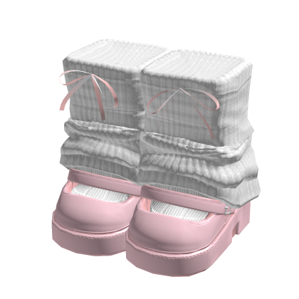 Pink Bow Couette Doll Platforms