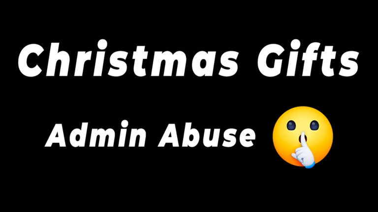 Christmas Gifts + Abuse!