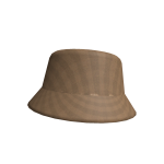 Tan Plaid Bucket Hat
