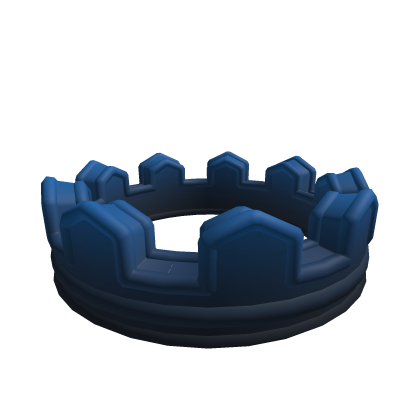 Crown-fetti Cake Add-on Black Blue