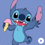 Las pink stich