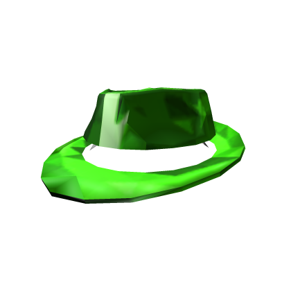 Green Sparkle Birthday Time Fedora Recolor Roblox item