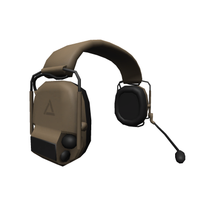 Tan Tactical Headset