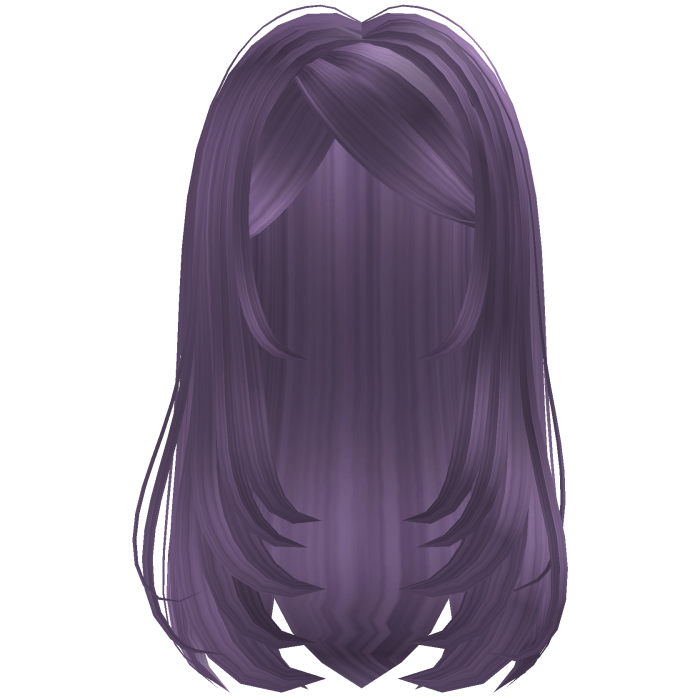 Girly Pretty Long Layered Silky Hair (Purple)