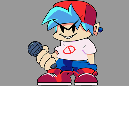 launch blue hair guy from fnf into space