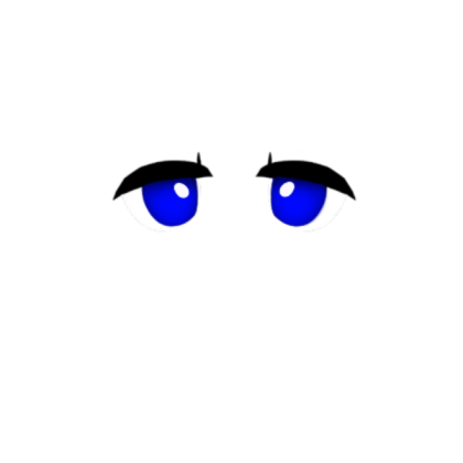 Blue Serious Eyes Roblox decal
